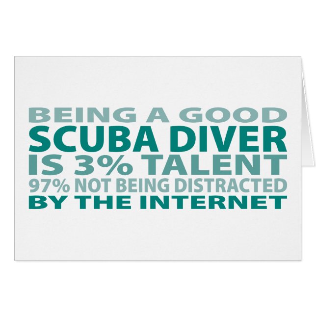Talent du plongeur autonome 3% (Devant horizontal)