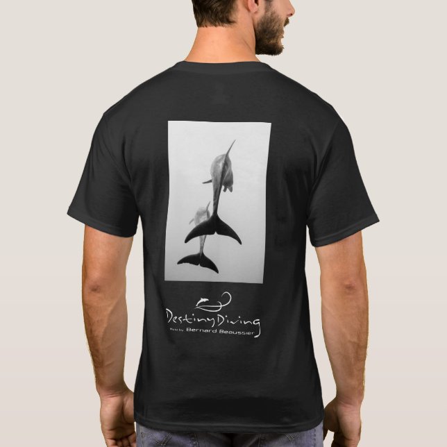 Tales of dolphin black T-shirt ドルフィンテイルT 黒 (Dos)