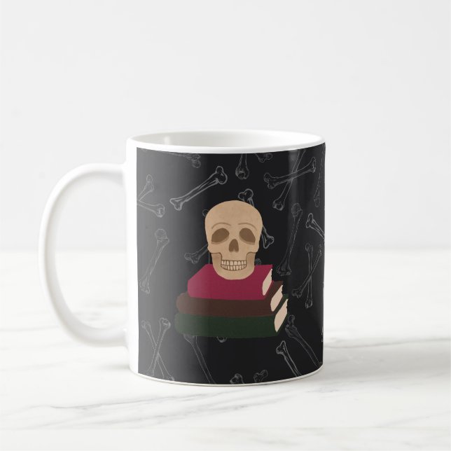 Tales of the Dead Gothic Skull Mug | Custom Horror (Gauche)