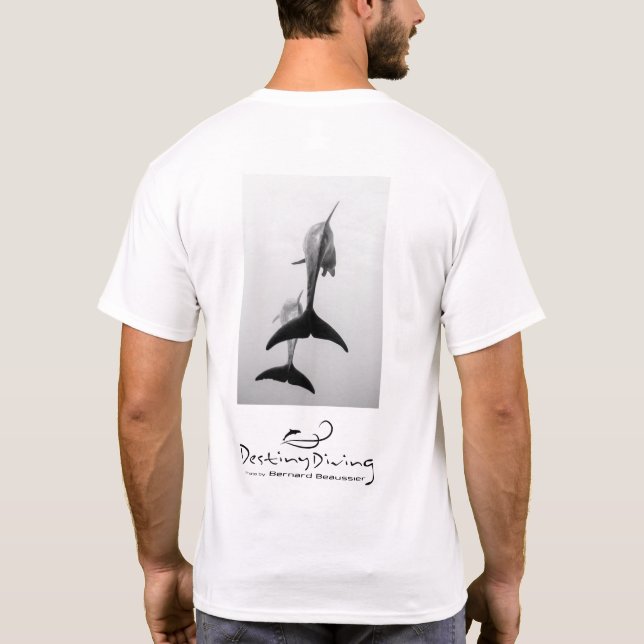 Tales of wild dolphin white T-shirt ドルフィンテイルT 白 (Dos)