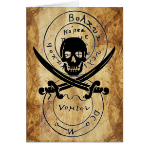 TALISMAN ANTIQUE / CARTE AU TRÉSOR DES PIRATES