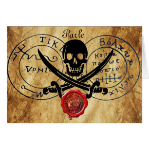TALISMAN ANTIQUE / CARTE AU TRÉSOR DES PIRATES SCE