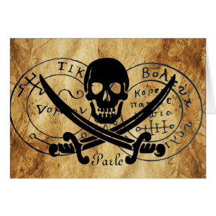 TALISMAN ANTIQUE / CARTE AU TRÉSOR DES PIRATES SCE
