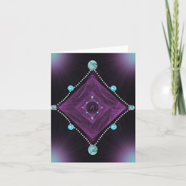 Talisman pour le Carte pour notes de guérison (Devant)