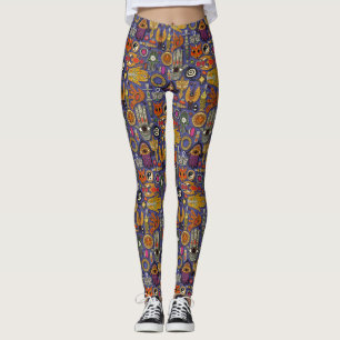TALISMANS leggings bleu violet