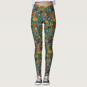 TALISMANS viridian green leggings