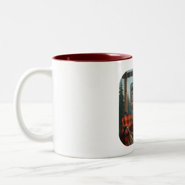 Talk Camping to Me – Campsite Adventure Coffee Mug (Gauche)