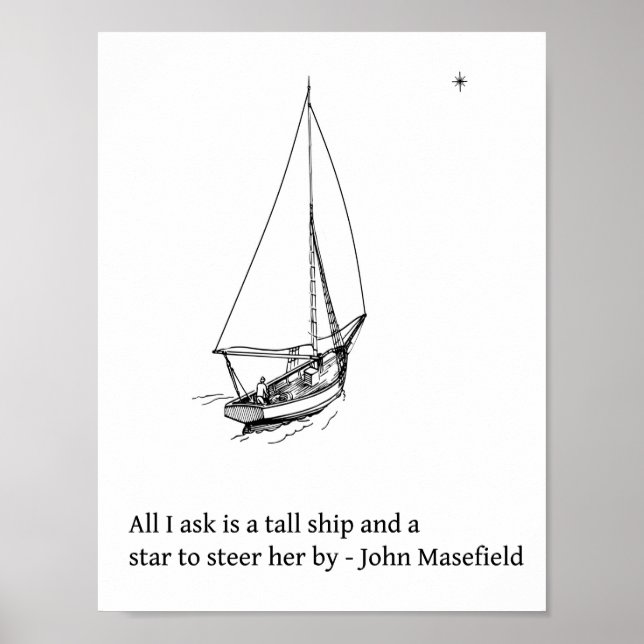 Tall Ship Poster (Devant)