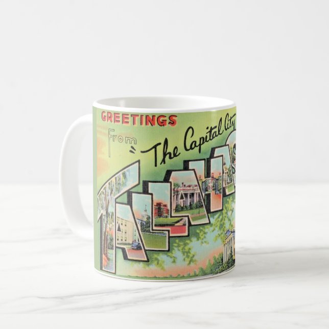 Tallahassee Florida Greeting Mug (Devant gauche)