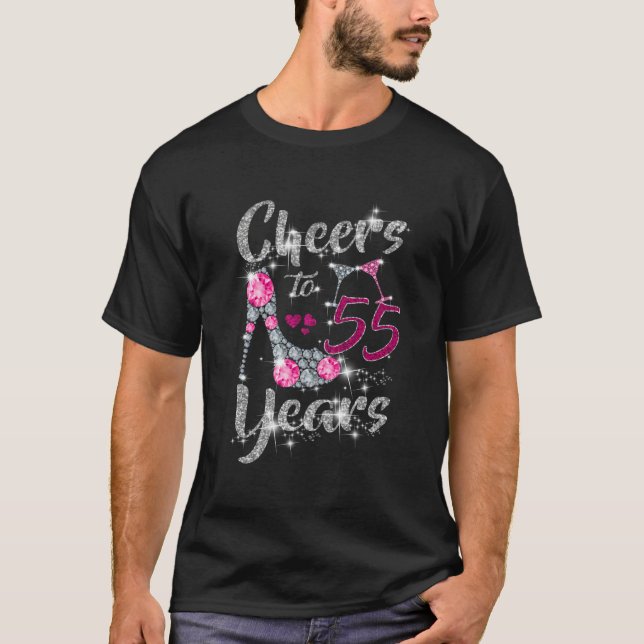 Talon hauts à vin pour 55 ans Cheers 55 (Devant)