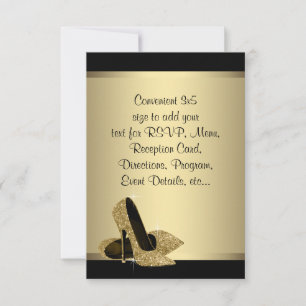 Talons hauts en or noir RSVP