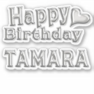 Tamara Happy Birthday Autocollants