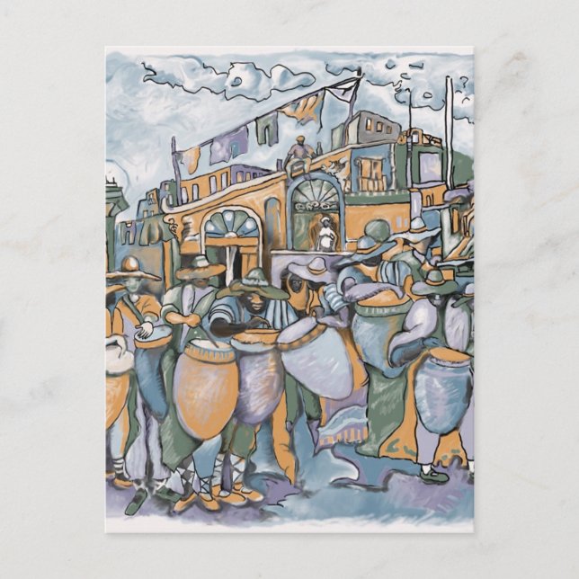 Tambour Carte Postale Nuit 2008 Vs. (Devant)