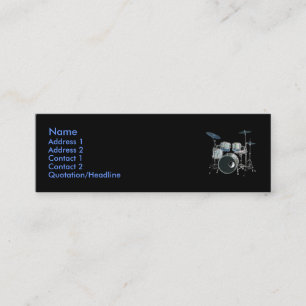 Tambours et carte de profil Yin-Yang