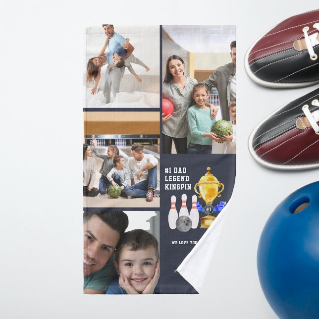 T'amène un max de bonheur Papa | Boule de bowling (Créateur téléchargé)