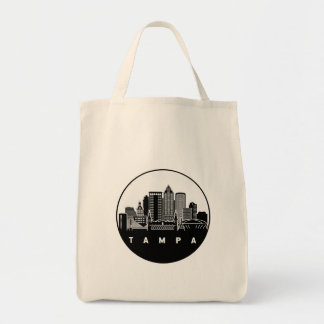 Tampa Florida City Skyline Sac fourre-tout