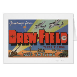 Tampa, Floride - Drew Field - Grosse scène de lett