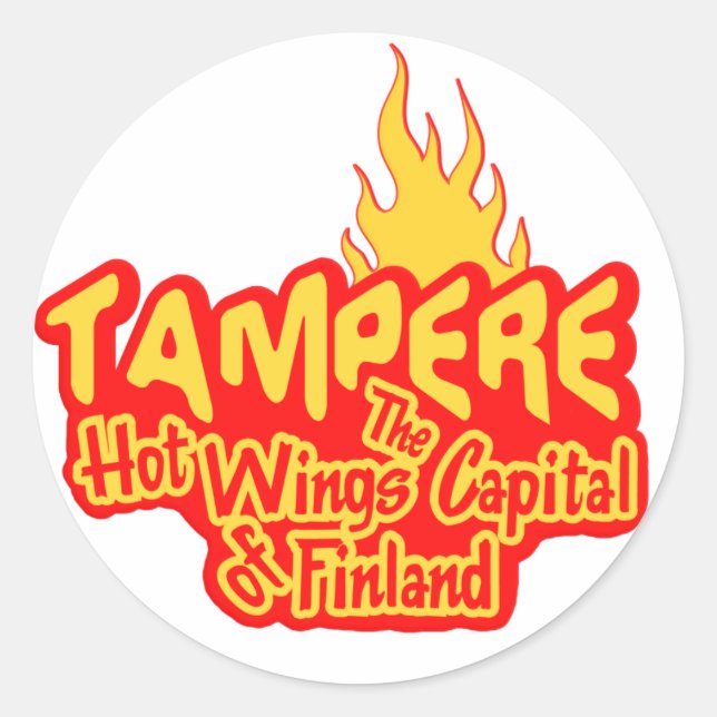 Tampere Hot Wings autocollants (Devant)