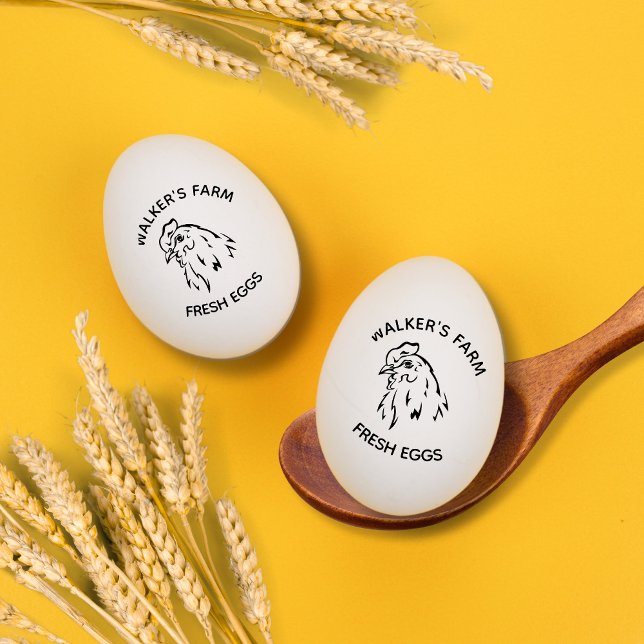 Tampon à oeufs personnalisé vintage pour poule de  (Créateur téléchargé)