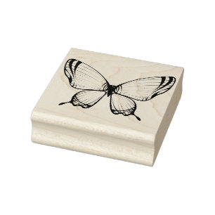 Tampon à papillon noirTimbre