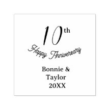 10e anniversaire de mariage nom pastel pêche rétro