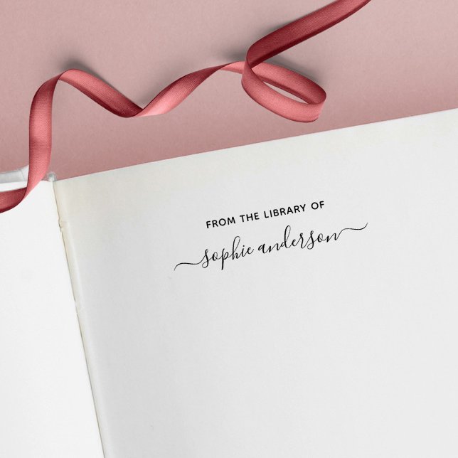 Tampon Auto-encreur À Partir De La Bibliothèque Du Nom De Script À La  (Créateur téléchargé)