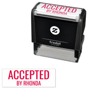 Tampon Auto-encreur Accepté par nom