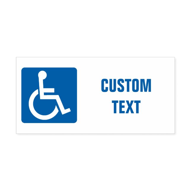 Tampon Auto-encreur Accessibilité (Design)