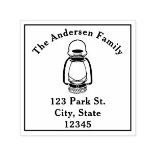 Tampon Auto-encreur Adresse de la lanterne