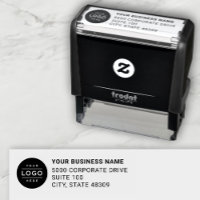 Adresse de retour avec logo d'entreprise personnal