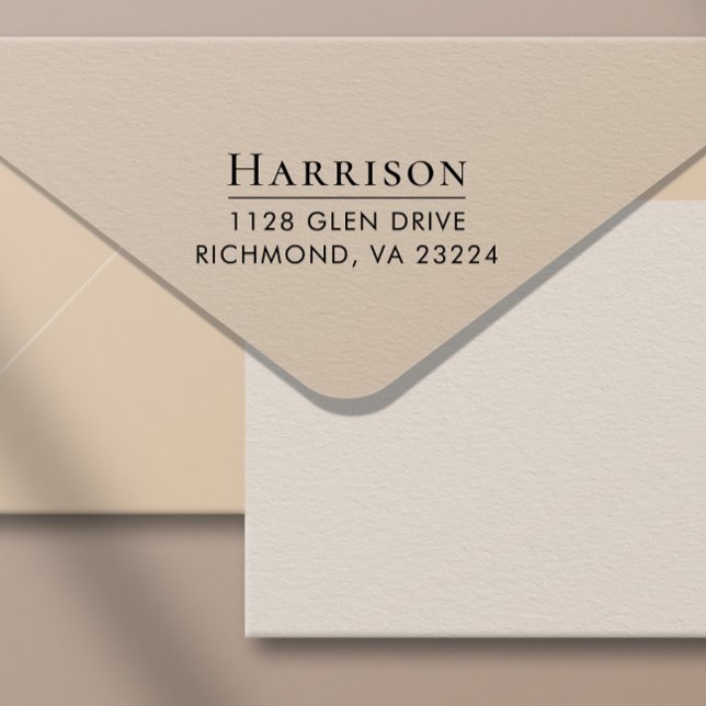 Tampon Auto-encreur Adresse de retour classique (Add a touch of sophistication and elegance to every envelope with minimal effort)