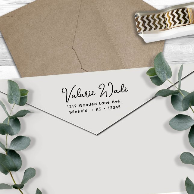 Tampon Auto-encreur Adresse de retour de script suivante (Créateur téléchargé)