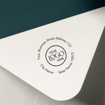 Adresse de retour d'entreprise Logo professionnel 