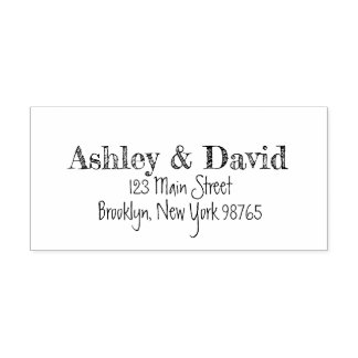 Tampon Auto-encreur Adresse de retour manuscrite esquissée