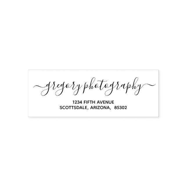 Tampon Auto-encreur Adresse de retour professionnelle / entreprise per (Design)