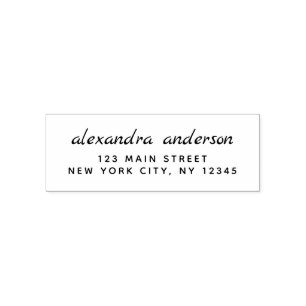 Tampon Auto-encreur Adresse de retour professionnelle ou personnelle