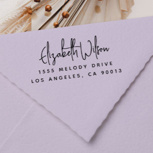 Tampon Auto-encreur Adresse de retour professionnelle ou personnelle é