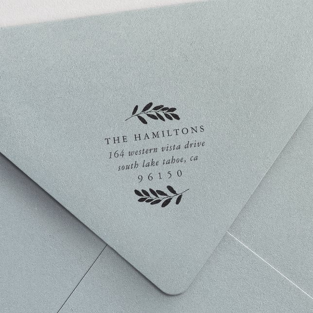 Tampon Auto-encreur Adresse de retour Wild Meadow (Créateur téléchargé)