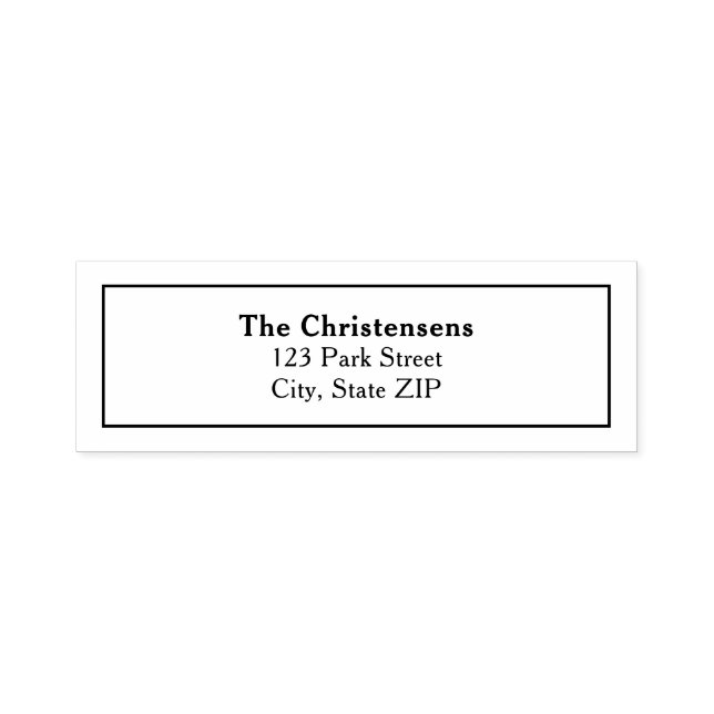 Tampon Auto-encreur Adresse simple (Design)