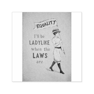 Tampon Auto-encreur Affiche Vintage Égalité | Féminisme Suffragette