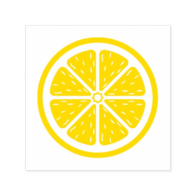 Tampon Auto-encreur Agrumes, Citron, Orange, Fruit  (Design)