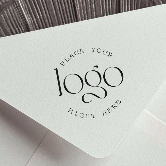 Tampon Auto-encreur Ajoutez votre logo personnalisé Entreprise promoti (professional custom business logo stamp)