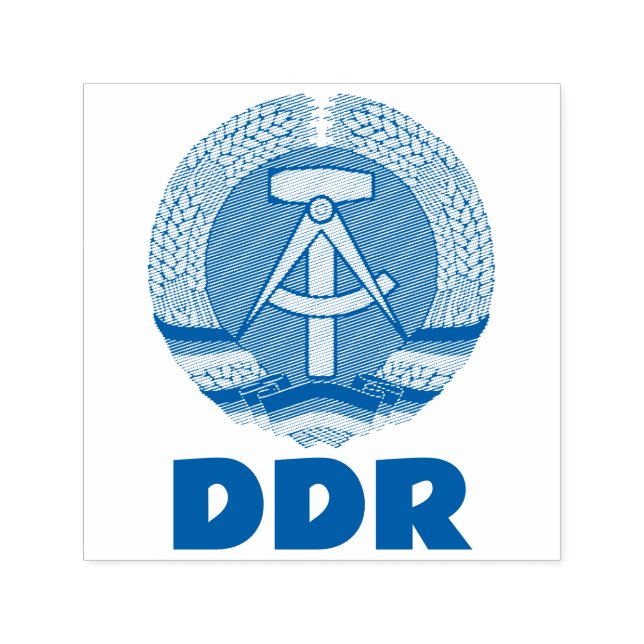 Tampon Auto-encreur Allemagne de l'Est (DDR, RDA) (Design)