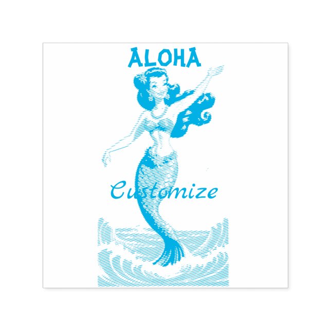 Tampon Auto-encreur Aloha Mermaid Thunder_Thunder_Cove (Design)