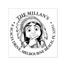 Amérindien garçon Choqué thème