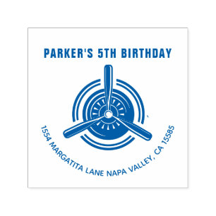 Tampon Auto-encreur Anniversaire de l'avion