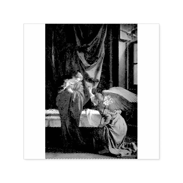 Tampon Auto-encreur Annonciation à la Sainte Vierge Marie par Orazio (Design)