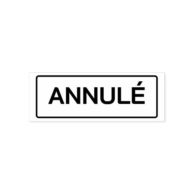 TAMPON AUTO-ENCREUR  ANNULÉ (Design)