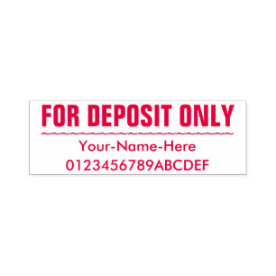 Tampon Auto-encreur Approbation restrictive avec nom personnalisé