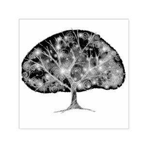 Tampon Auto-encreur Arbre tourbillonnant Thunder_Cove